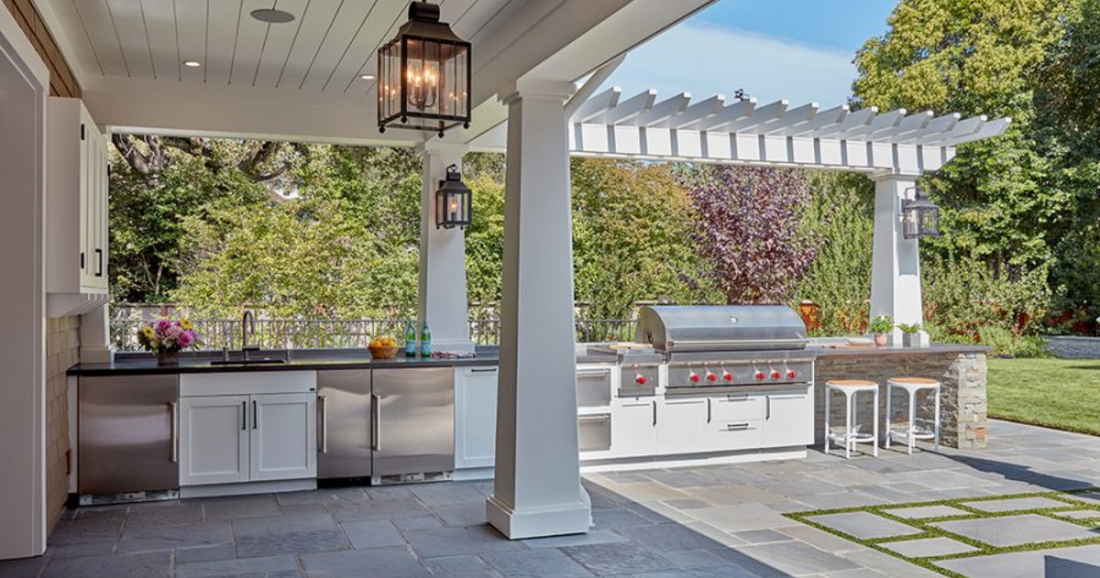 backyard kitchen