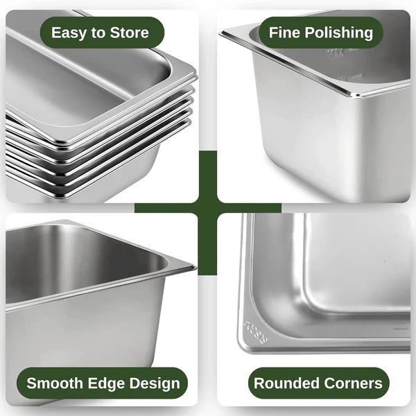 Deep steam table pans
Hotel pan
Stainless steel hotel pans
oil pan
Restaurant containers
Deep steam table pans
Dish pans