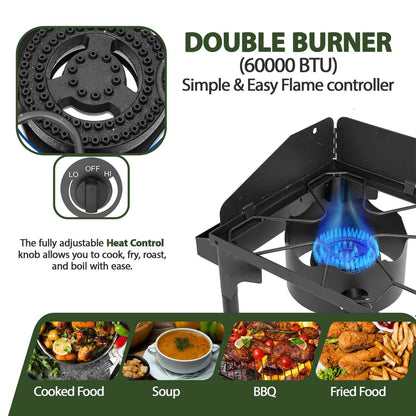 Double Burners
Two Burner Stove 
Propane Stove 
Portable Gas Stove 
Propane Burner 
Camping Stoves
Backyard Parties
Outdoor Adventures