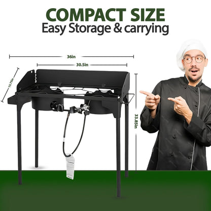 2 Burner Propane Stove
Two Burner Stove 
Propane Stove 
Portable Gas Stove 
Propane Burner 
Camping Stoves
Two Burner Propane Stove
Portable Propane Stove
Propane Cooking Stove