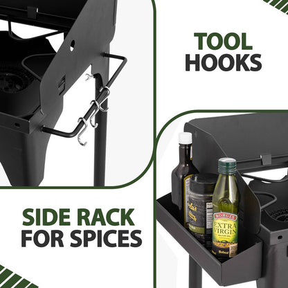 Portable Propane Stove
Propane Cooking Stove
Cooking Outdoors
Double Burner Propane Stove 
Outdoor Cooking Station
Propane Camping Stove
Propane Stoves
Cooking Surface
Gas Propane Stove