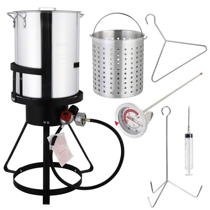 Turkey Deep Fryer 
Turkey Fryer Pot 
French Fries
Outdoor Cooking
Outdoor Dining
Thanksgiving Turkey
Backyard Kitchen
Outdoor Kitchen Ideas
Propane deep fryer
Outdoor fryer