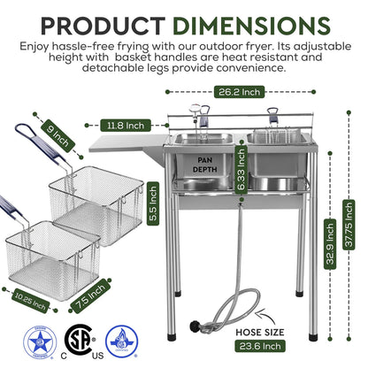 Propane Deep Fryers
stainless steel turkey deep fryer
stainless steel deep fryer
deep fryer
deep fryer with temperature control